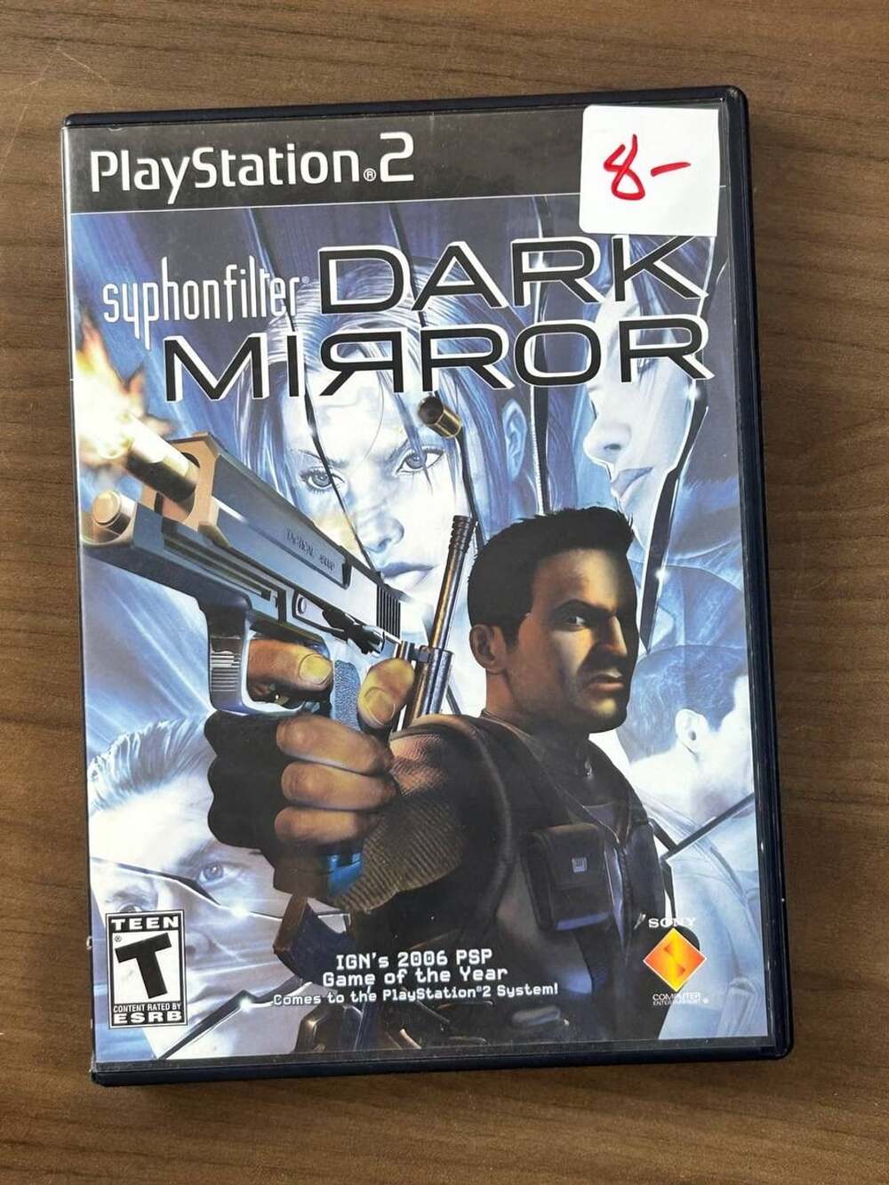 Syphon Filter Dark Mirror Sony PlayStation 2 PS2 With Case & Manual NTSC-U/C